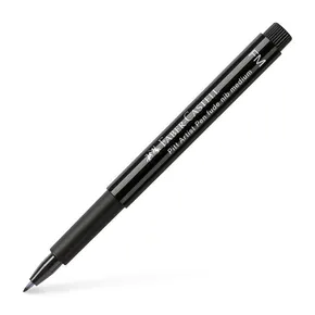 Popisovač Faber-Castell Pitt Artist Pen Fude M, čierny
